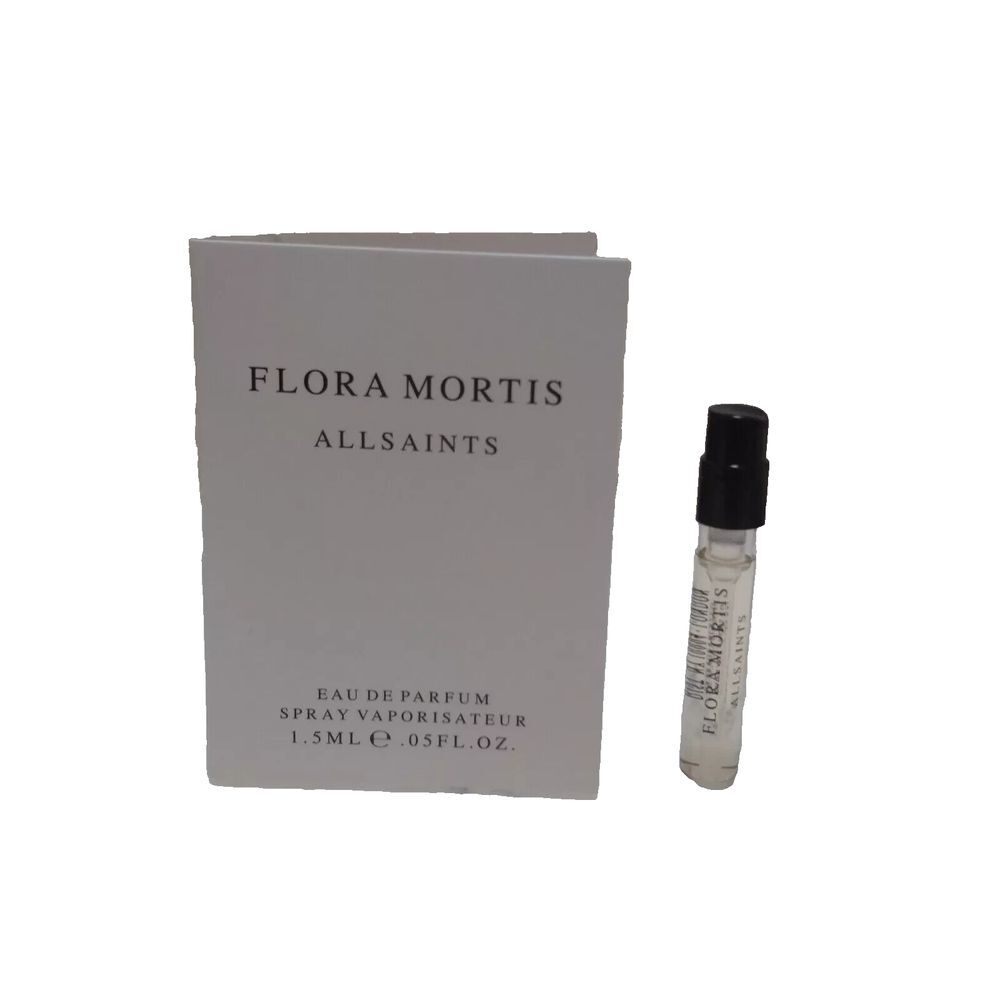 AllSaints  Flora Mortis Eau de Parfum .05oz/1.5ml  Carded Sample Vial Spray NEW